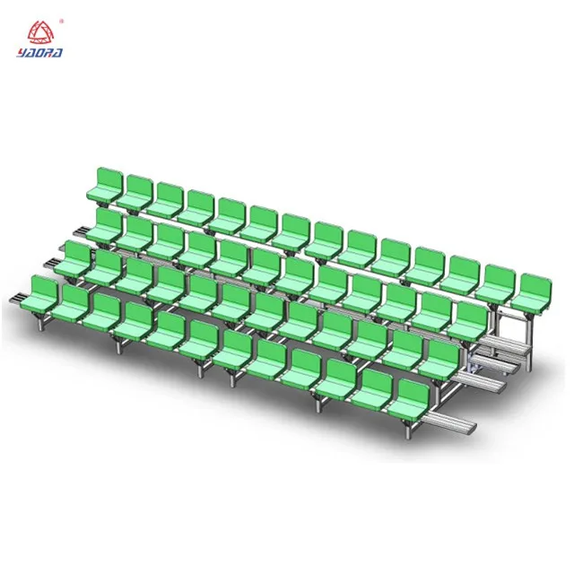 Mobile Bleachers Chair Stadium Seating System Temporary Bleachers Seating Outdoor Metal Removable Grandstand