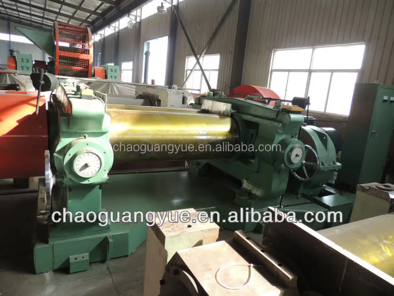 Three Roll Rubber Calender Cushion Gum Calendering Line