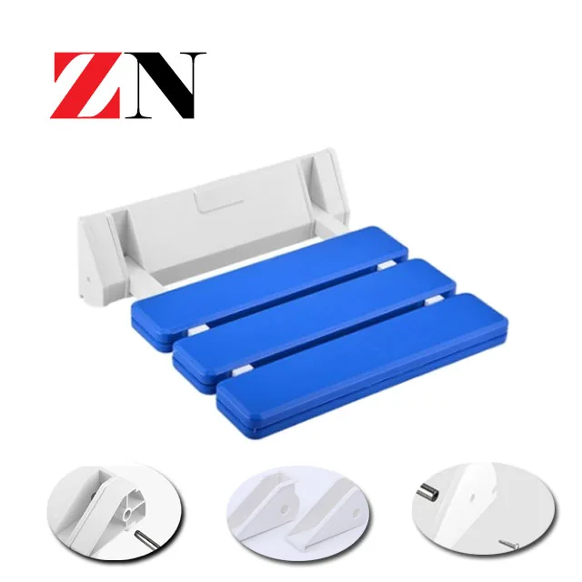 Современное алюминиевое Напольное сиденье для душа, Настенный Складной дизайн для ванной комнаты для гостиниц и больниц