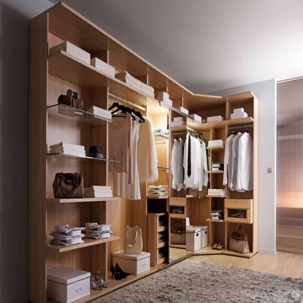 High Quality Elegant Modern Design Walk in Wardrobe From China for Lady Bedroom