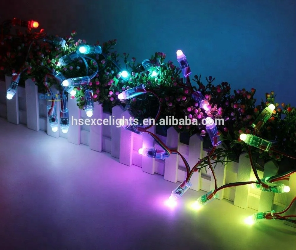 WS2811 LED Pixel String Work Brightness Full Color Easy Program RGB LED Pixel Light