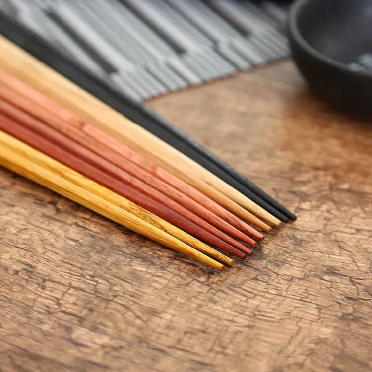 Japanese Style Five Wood Chopsticks with Gift Box