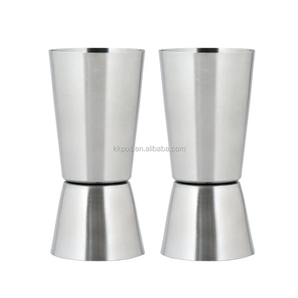 20/40ml Stainless Steel Cocktail Jigger Double Head Measuring Cup Ounce  Alcohol Measuring Cup for Perfect Cocktails Durable Stainless Steel