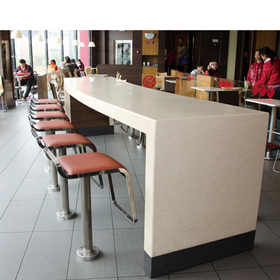 bar table with stools