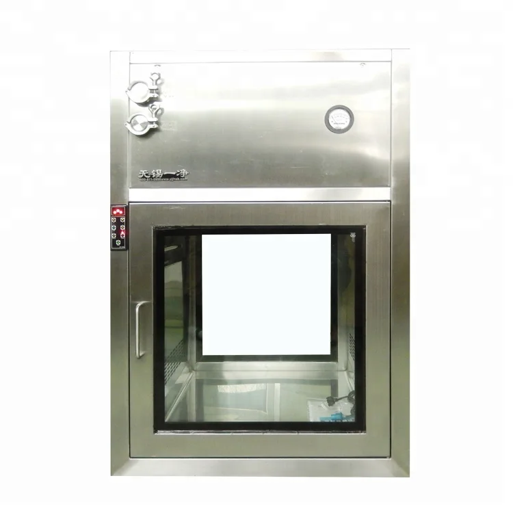 static stainless steel pass through box for clean room cleanroom