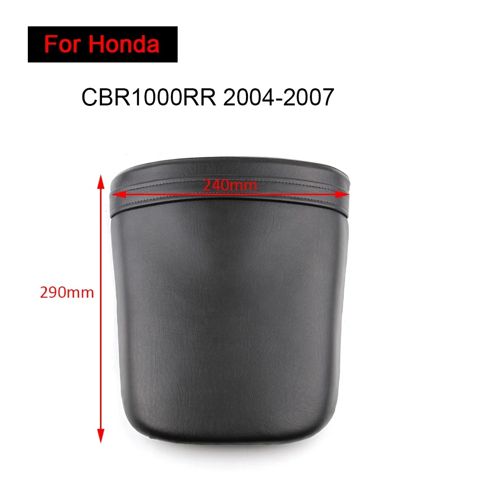 Чехол на заднее сиденье, Кожаная подушка, мотоциклетное ПАССАЖИРСКОЕ СИДЕНЬЕ для Honda CBR1000RR 04-07 CBR600RR 03-06