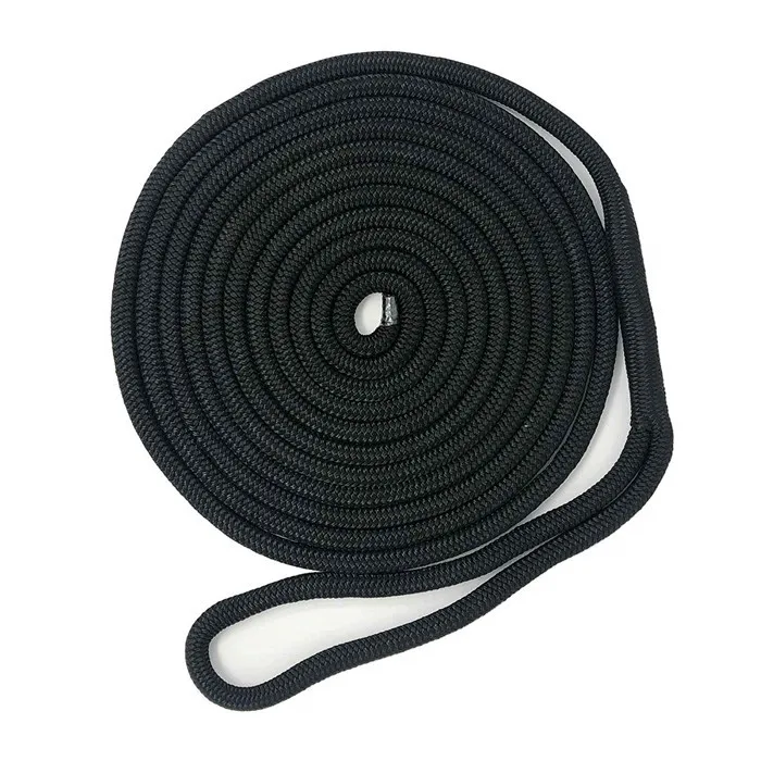 boat accessories double braid nylon dock rope for boat yacht