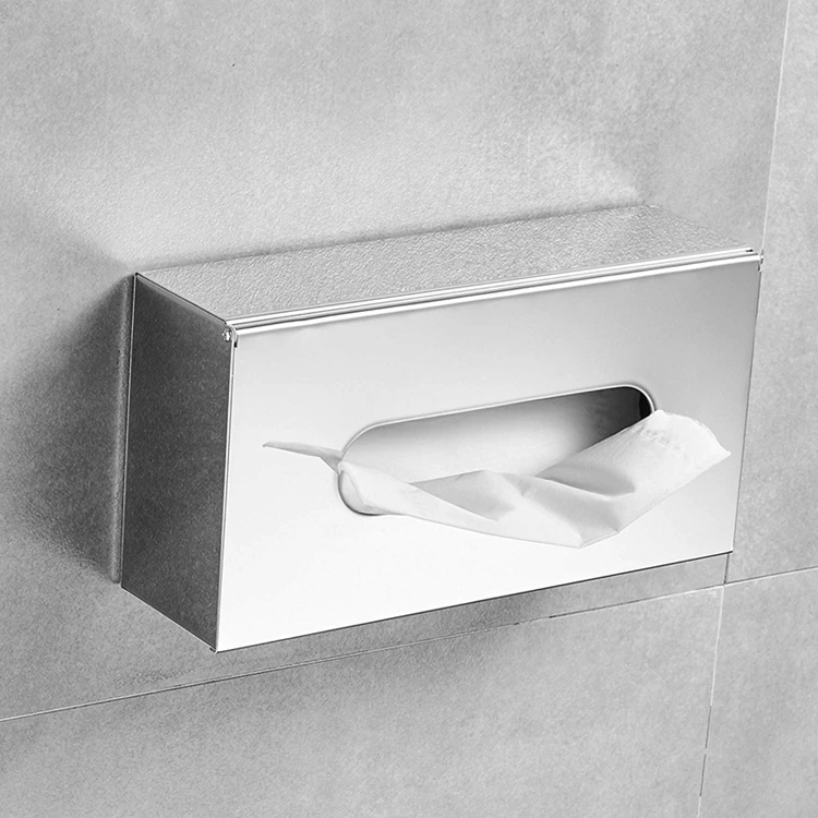 Sumnacon Square Stainless Steel Tissue Box Cover - Wall Mounted Stylish  Paper Facial Cover, Modern M…See more Sumnacon Square Stainless Steel  Tissue