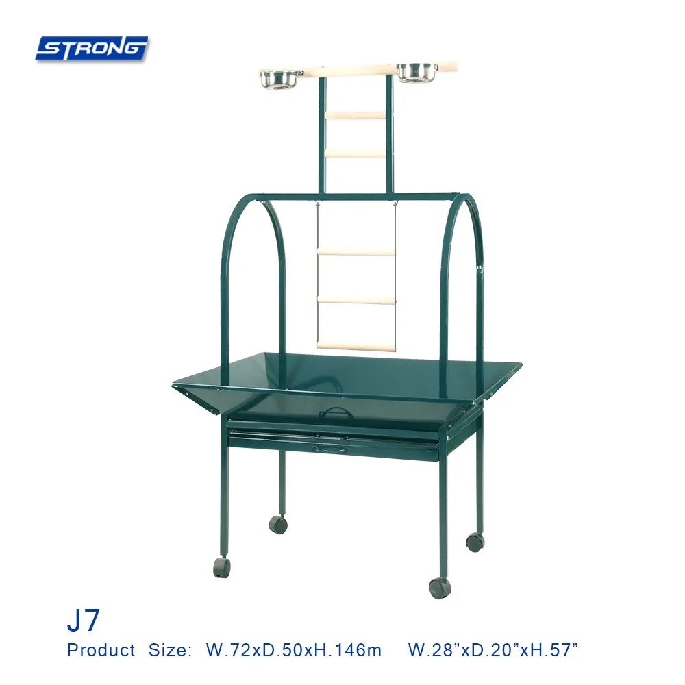 Suporte de jogo de papagaio, suporte de mesa de rack de treinamento de  pássaros, suporte de jogo portátil de treinamento de pássaros com copo de  prato alimentador, tripé de suporte para N/a/a 