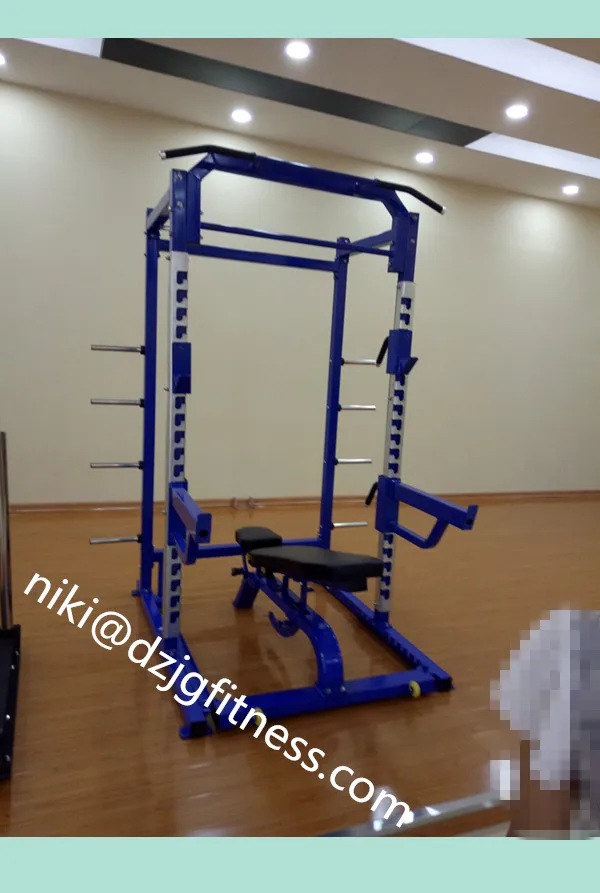 
Оборудование для фитнеса Jinggong, поперечная посадка, половинчатая стойка, силовая клетка для тренажерного зала 