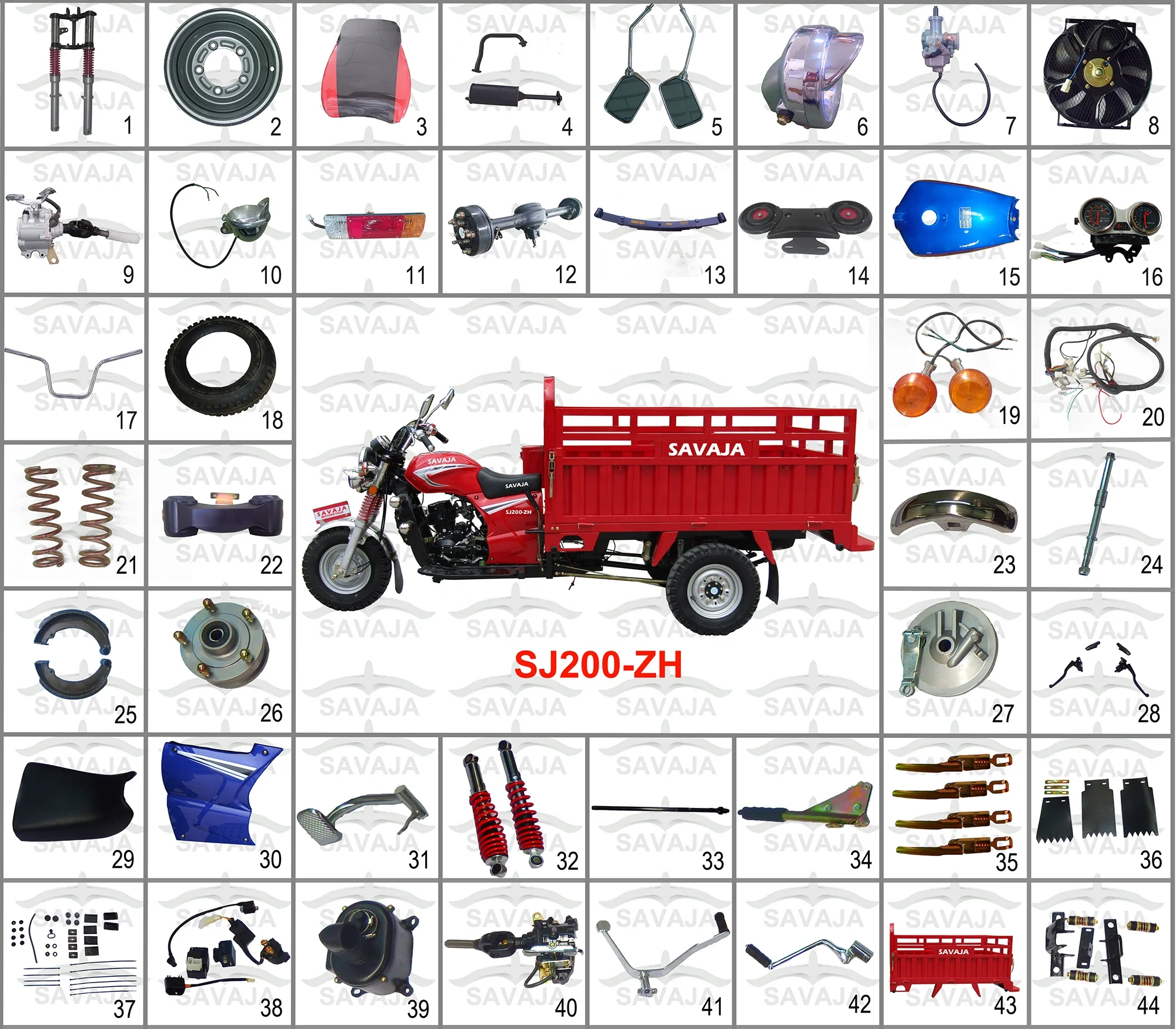 tricycle parts