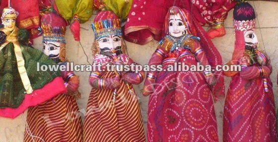 Парные игрушки Kathputli ручной работы деревянные куклы с лицом Сделано в Индии индийская кукла