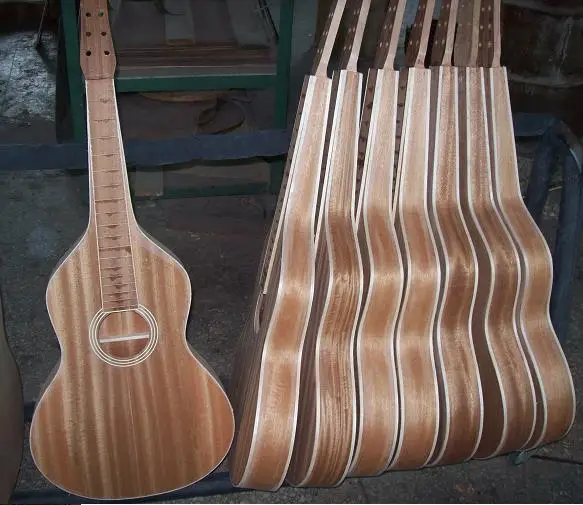 マホガニーボディーアコースティックギター godin_maho_parlor_blackburst_a