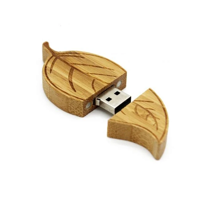 Milkshake 8Gb Bamboo USB Flash Drive with Rounded Corners Wood Flash Drive with Laser Engraving 8Gb USB Gift for All Occasions 