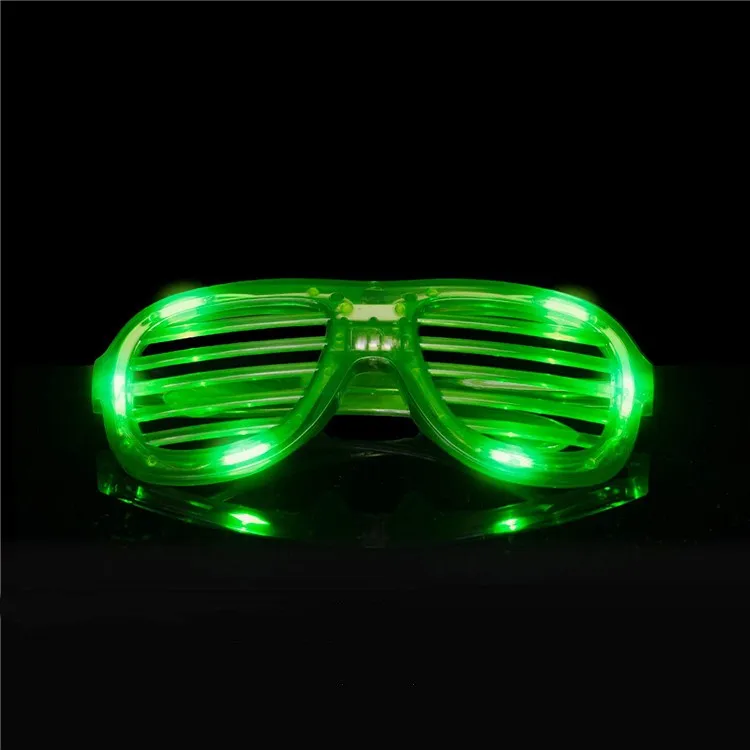 Светодиодные очки, оптовая продажа, очки с подсветкой, неоновые праздничные принадлежности, затемняющие очки для вечеринки, чулки