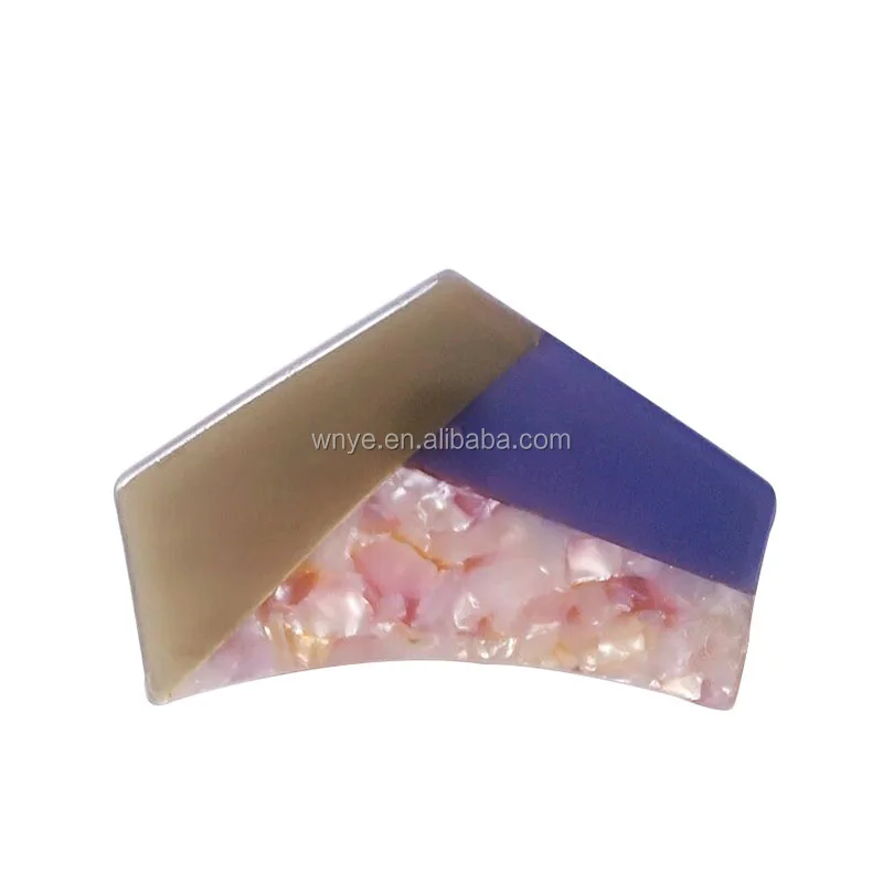 
Модный дизайнерский лап для волос из ацетата под заказ 