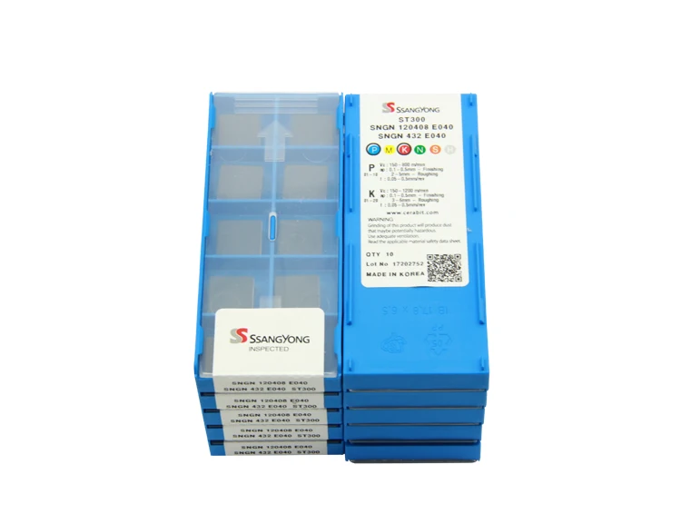 SSANGYONG Lathe Tools Insert Manufacturer in Korea SNGN 120408 E040 ST300