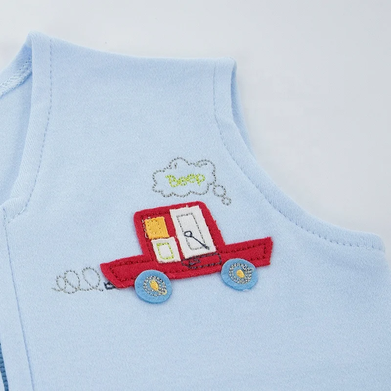 BKD 100% хлопковый мягкий спальный мешок на молнии для малышей детей Детский с индивидуальным дизайном OEM-сервис натуральный хлопок