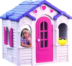 Новый дизайн, красочные детские куклы, пластиковый игровой домик