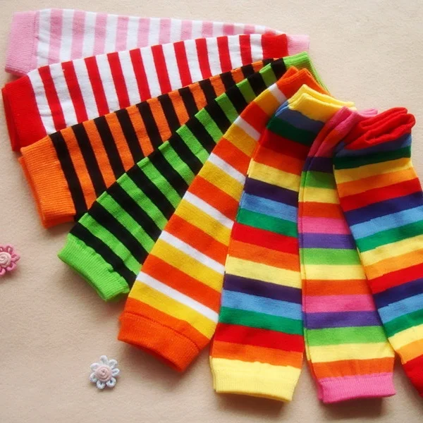 Newborn Rainbow Baby Leg Warmers