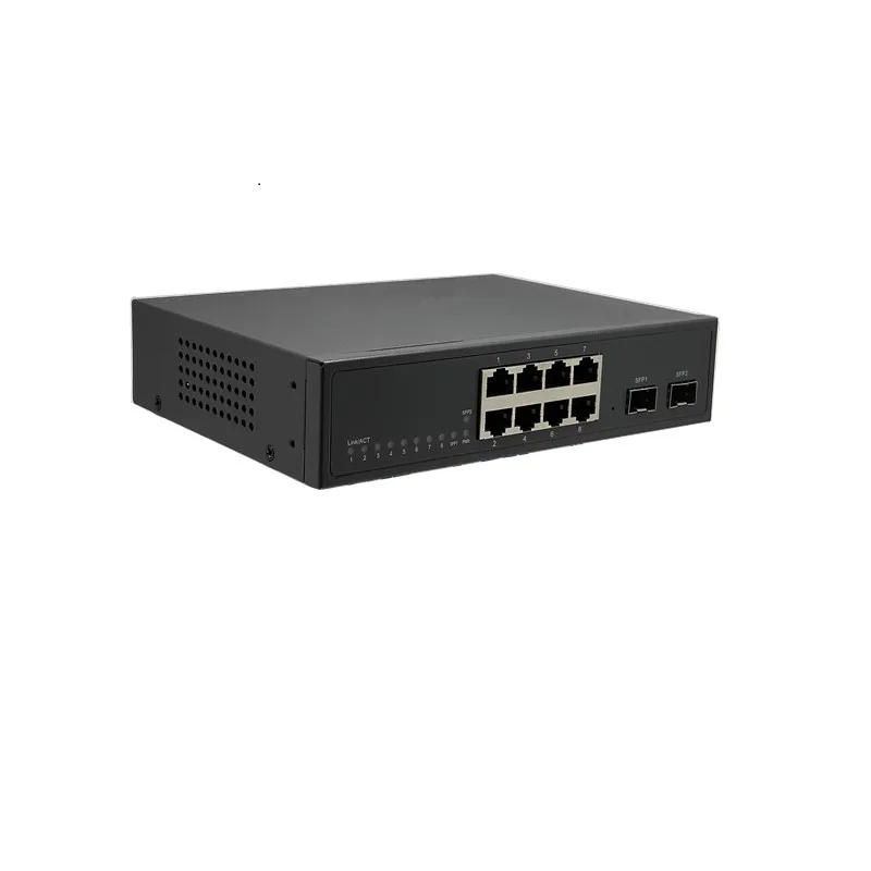 2つのSFPポートを備えた8ポートギガビットイーサネットリバース