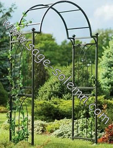 Antique Wrought Iron Garden Rose Arch Custom Metal Arbor And Arch - Buy ...