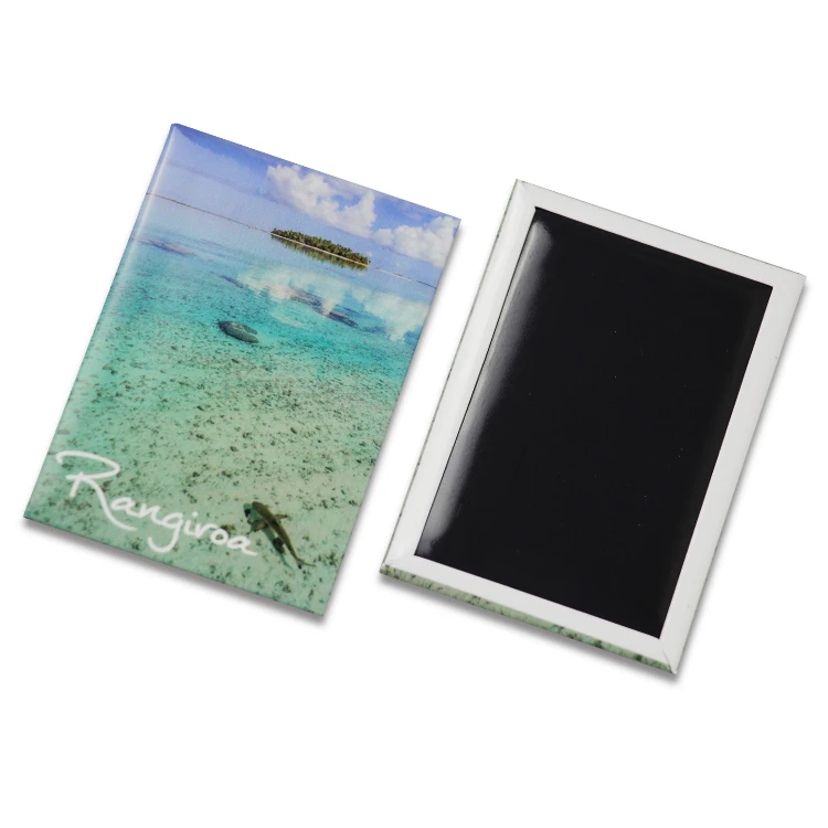 Новозеландская оптовая продажа 65*65 мм Оловянная 2024 Мир Город 3d игрушка холодильник туристический магнит сувенир