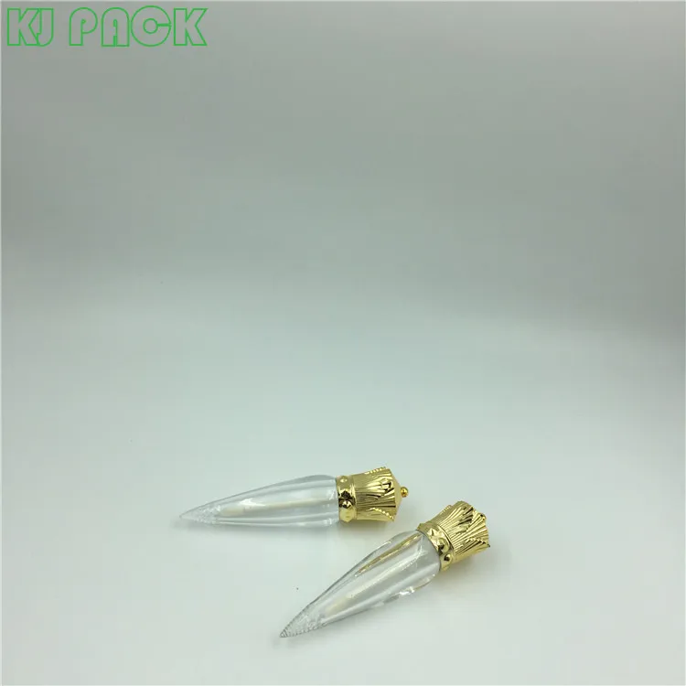 Пустая жидкая туба для блеска для губ Queen Gold Crown, 1 мл, 2 мл, 4 мл, многоразовые бутылки для инструментов для макияжа