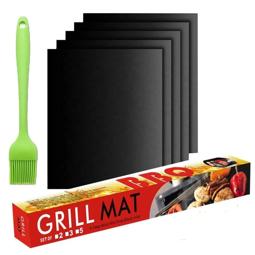 Chuanda BBQ Grill Mat PTFE Durable Non Stick Liners