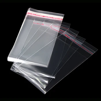 Different Size Clear Transparent OPP Self-Adhesive Plastic Poly Bag^