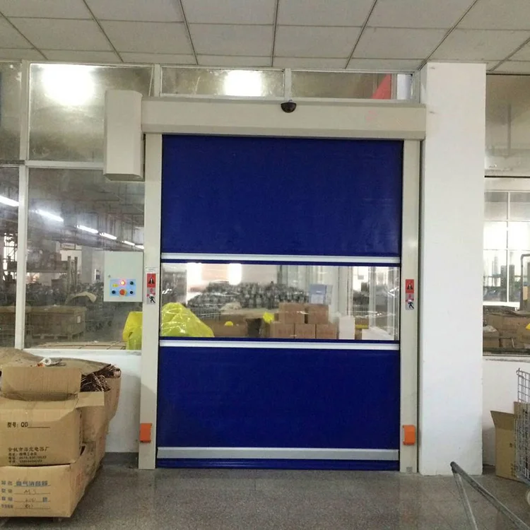 Industrial Automatic Fast Track Roll up Doors for Heavy Traffic Areas