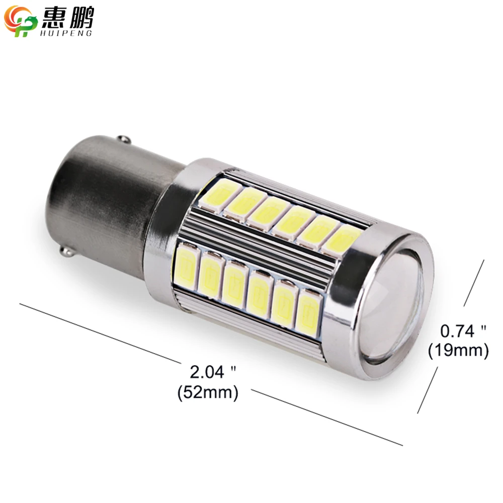 D.Y Fast Shipping PW21W 33SMD 1156 Led Orange Bulb Auto Car Turn