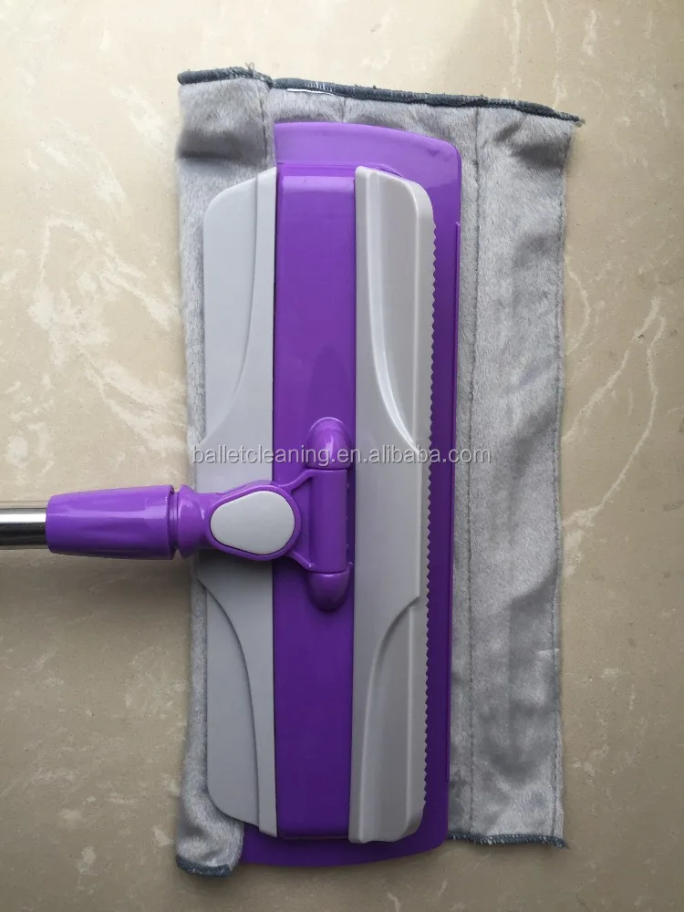 New Style High Quality Telescopic Microfiber 40cm Dust Mop Best Selling Stainless Steel Handle Flat Mop