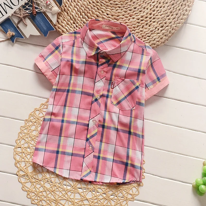 
Бесплатный образец, Одежда для новорожденных мальчиков, клетчатая футболка в Корейском стиле 