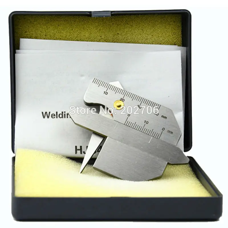 Линейка для инспекции сварных швов из нержавеющей стали HJC40B манометр высота зазор линейка