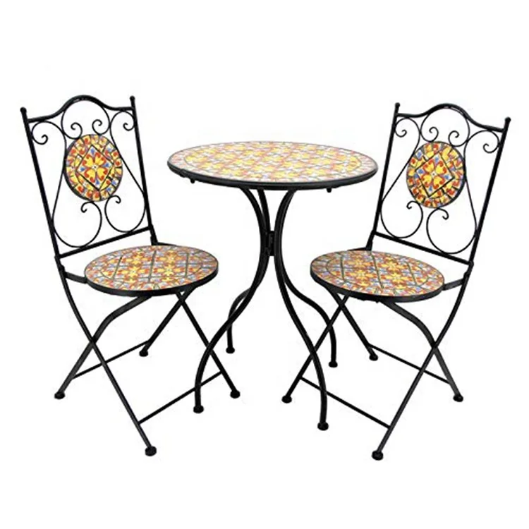 Mosaic Slate Bistro Set