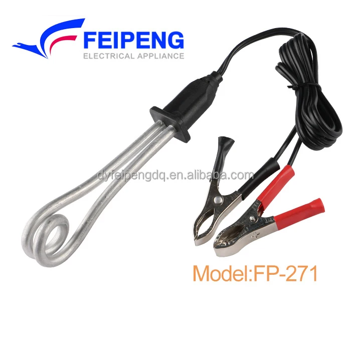 Электрический водонагреватель с ведром, 12 В, 24 В постоянного тока, водонагреватель с питанием от солнечной батареи