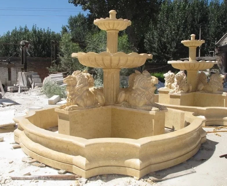 beige water fountain