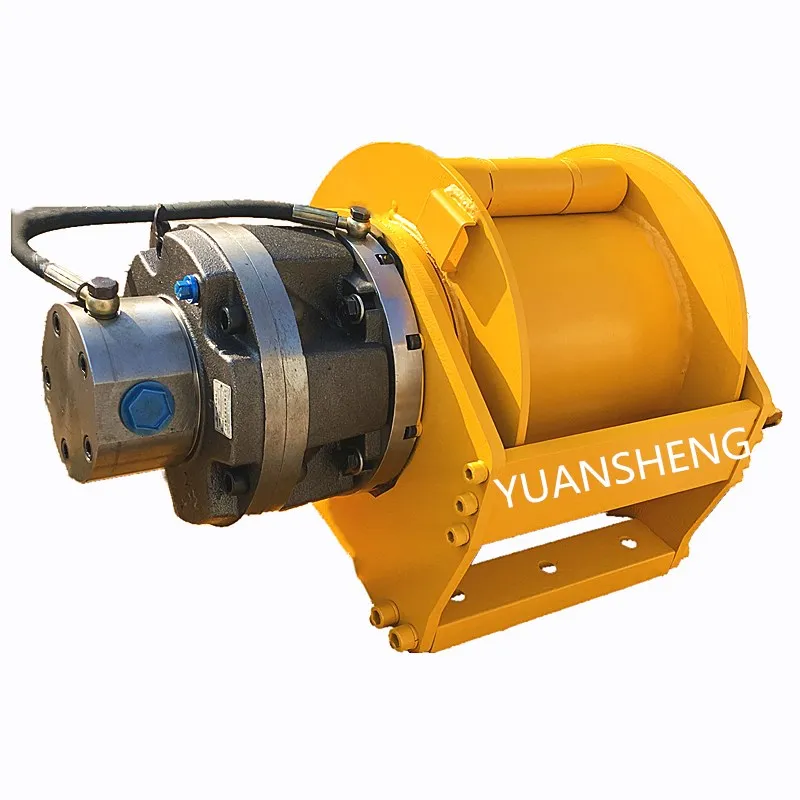 Small Manual Hydraulic Boat Trailer Windlass Lift Winch Application