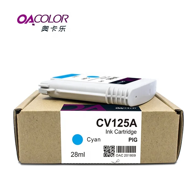 Oacolor переработанный чернильный картридж CV125A CV126A CV127A CB890A, совместимый с HP сканирование Imager 1000 1100 принтер