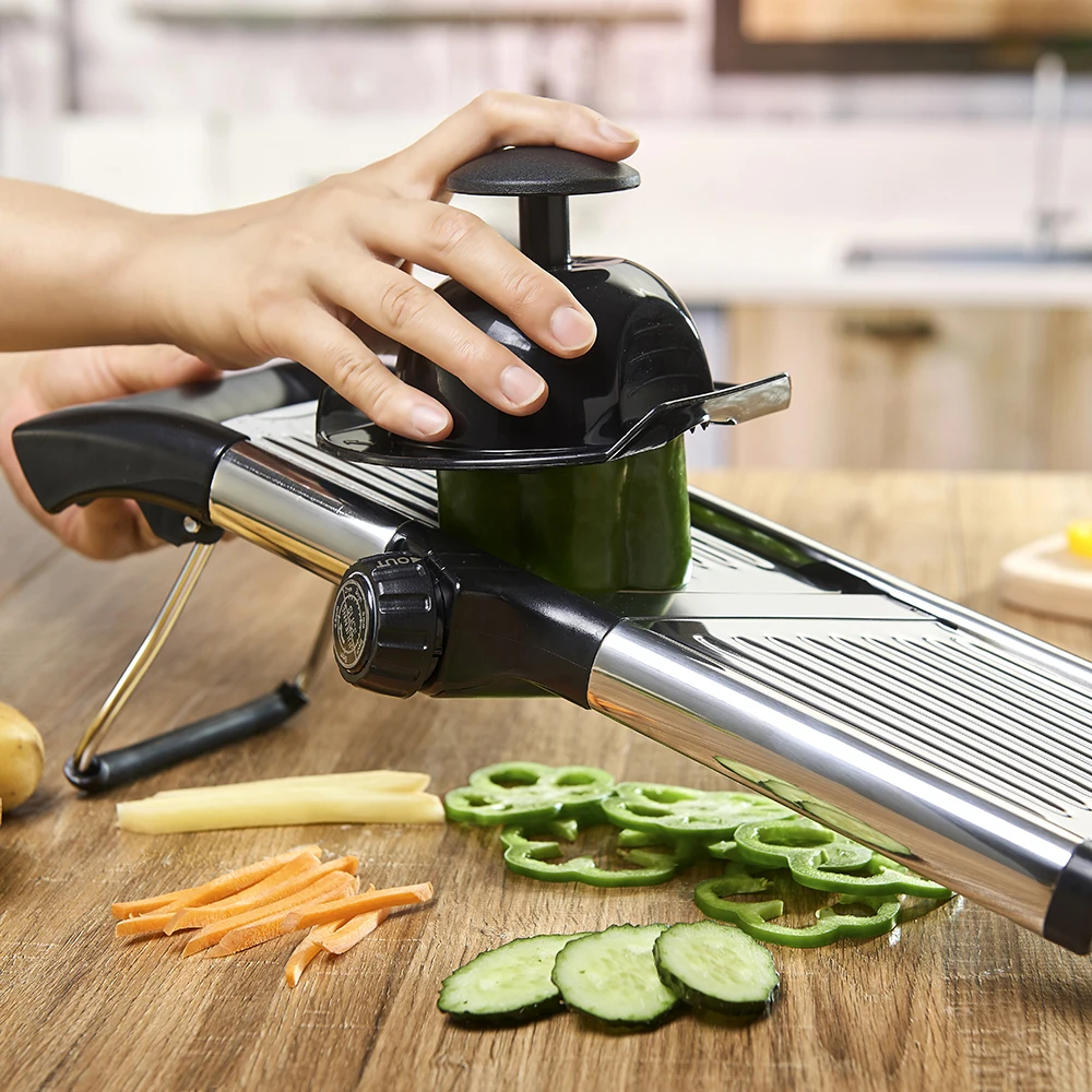 Stainless Steel Countertop Mandolin Style Cabbage Shredder