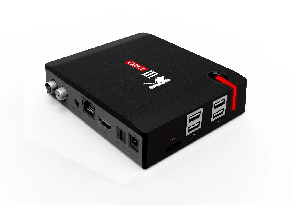 Acemax Kiii Pro Dvb s2 T2 4k Satellite Receiver Kodi Android Tv Box 3gb Ram 16GB Rom iptv Set Top Box Cccam Cline
