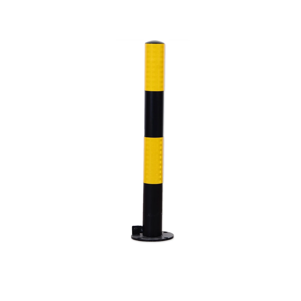 Steel Lockable Road and Parking Pot Safety Traffic Sign Warning Bollards/ Barrier Posts Safety Bollards
