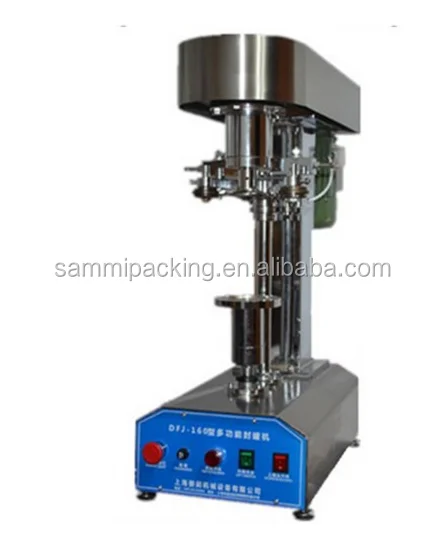 Good Quality Stainless Steel TDFJ-160 Semi Automatic Beverage Drink Beer Tin Can Sealing Machine - Image 4