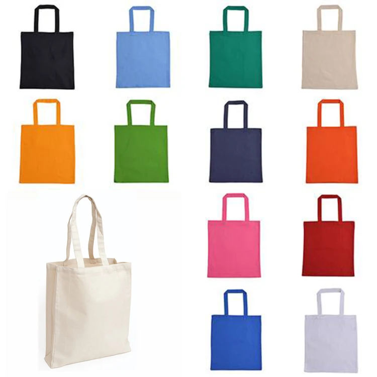 Wholesale Factory price custom blank canvas bangkok tote bags