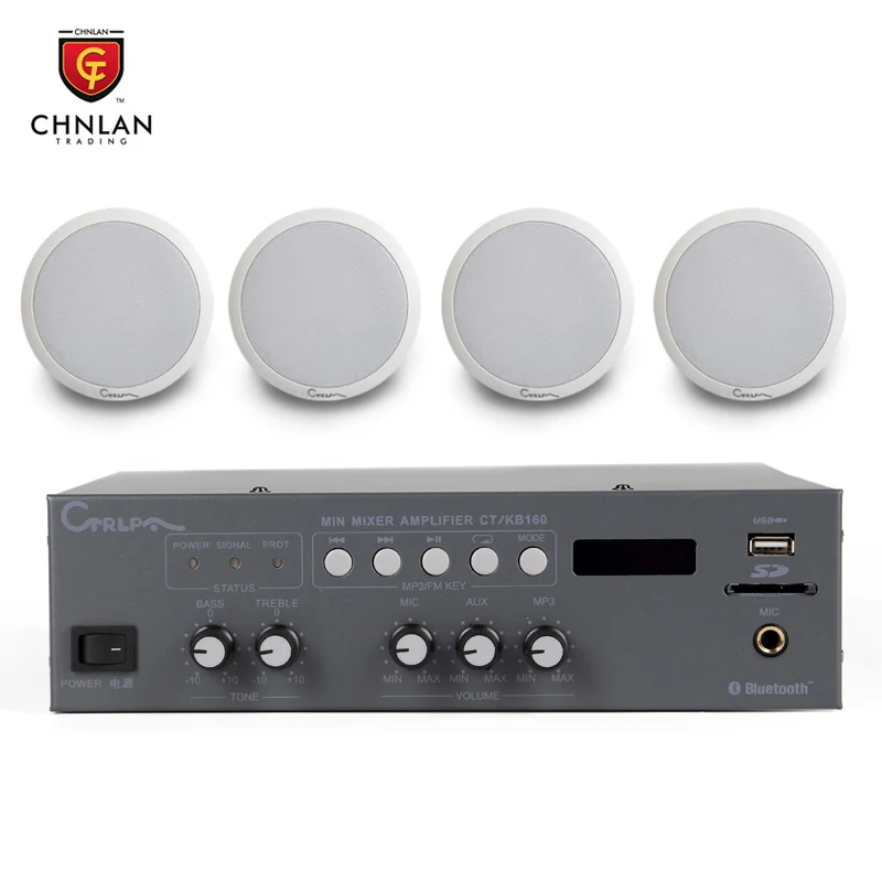 Chnlan Pa System Mini Mixer Amplifier+4 