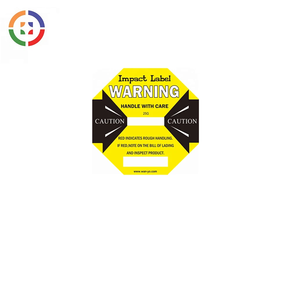 Impacto Da Etiqueta Adesivo Indicador De Choque Para Monitoramento De Choque Quando A Embalagem E Transporte Buy Impact Label For Shipping Handle With Care Label Shock Indicator Sticker Product On Alibaba Com