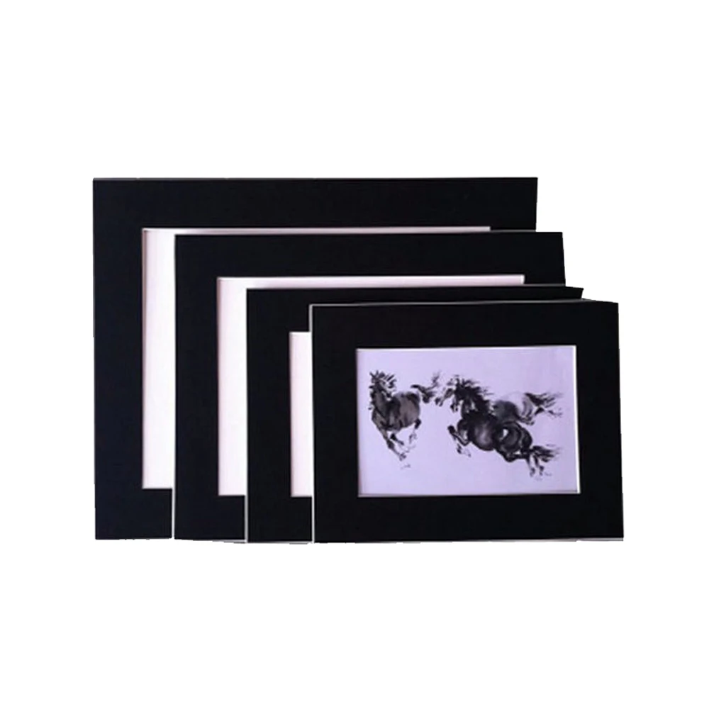 wholesale 1.4mm double white and colorful photo matboard