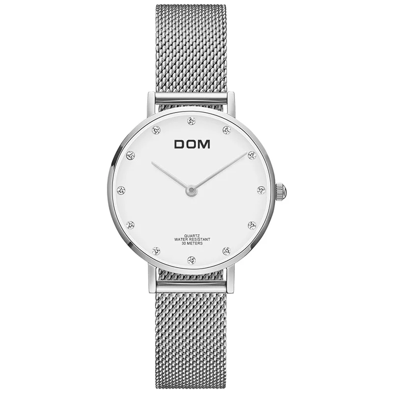 Garantie Internationale Dom Marque Montre Étanche En Acier Inoxydable Bracelet  Femmes Mode Montre À Quartz - Buy Mode Femmes Regarder,Montre De Marque De  Garantie Internationale,Montre De Marque De Femmes De Mode Product