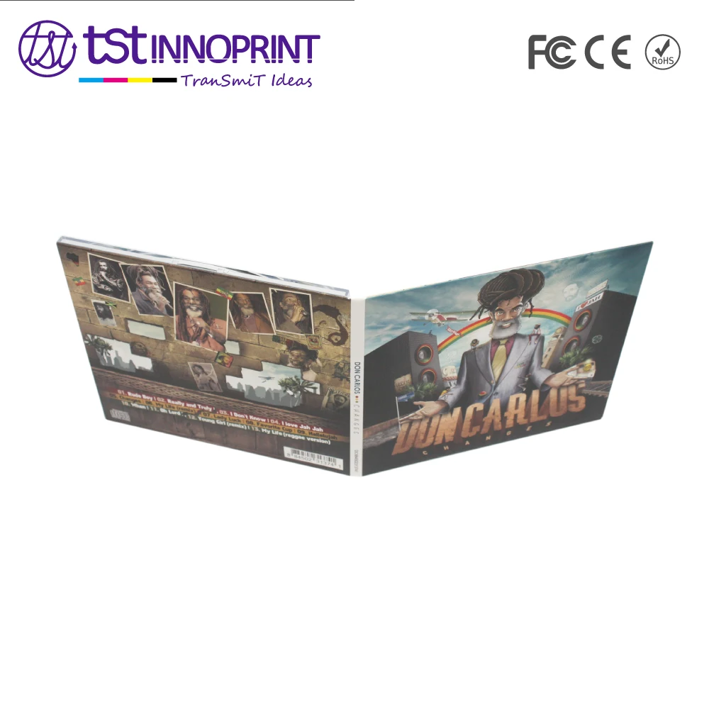 Customized CD / DVD Digipack Design with Spider Hub Package